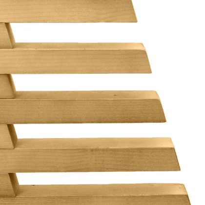 Дървено Коледно Дърво Кафяво 180 cm Борово дърво масив