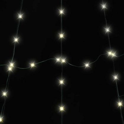 LED коледна елха с колчета за земя Топло бяло 511 см Метал