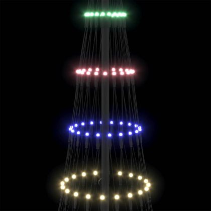 LED Коледна Елха Многоцветен 71 х 71 х 184.5 см Метал