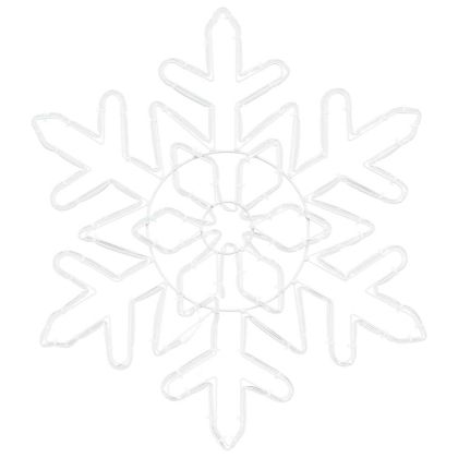 Коледна снежинка Синьо 55.5 x 55.5 x 0.75 см ПВЦ