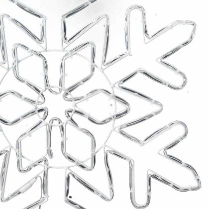 Коледна снежинка Синьо 55.5 x 55.5 x 0.75 см ПВЦ