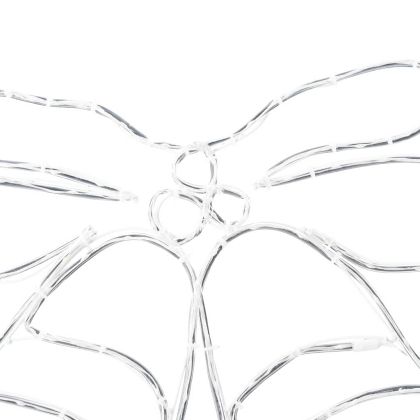 Коледен звънец с 144 LED светодиода Многоцветен 56 x 46 см ПВЦ