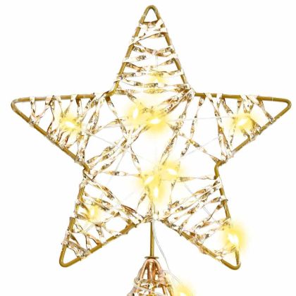 Коледно дърво с 160 LED светодиода Топло бяло 150 cm PET