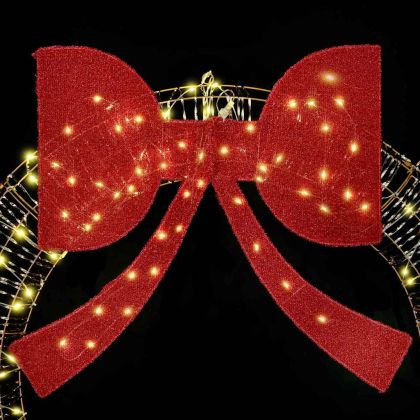 Венец с 150 LED светодиода Топло бяло 120 cm PET