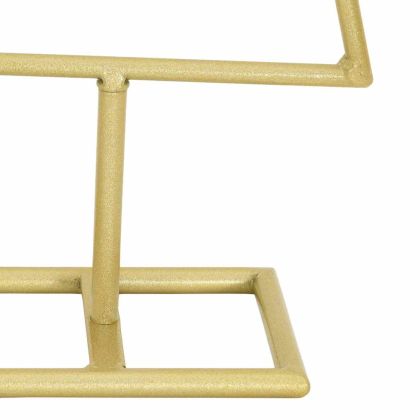 Метално коледно дърво Златист 60 cm Прахово покритие стомана