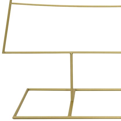 Метално коледно дърво Златист 180 cm Прахово покритие стомана