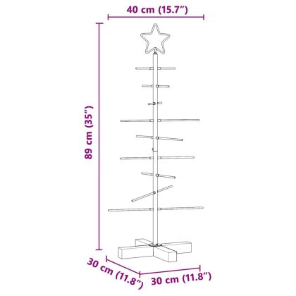 Метално коледно дърво Черно 90 cm Прахово покритие стомана