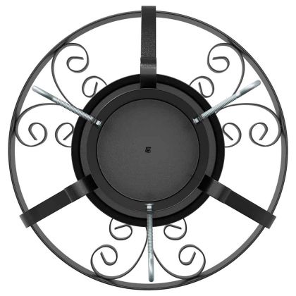 Статив за коледно дърво Черно 40 x 40 x 21 см Стомана