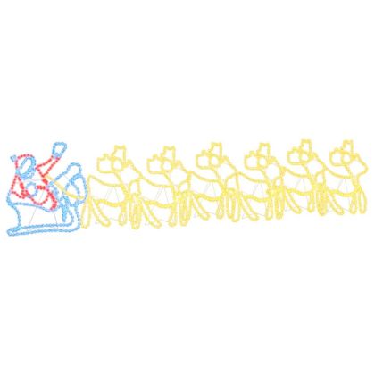 LED коледен декор Многоцветен 69 x 79 см ПВЦ