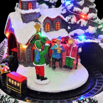 Празнична декорация за маса Многоцветен 16 x 16 x 19 см Смола