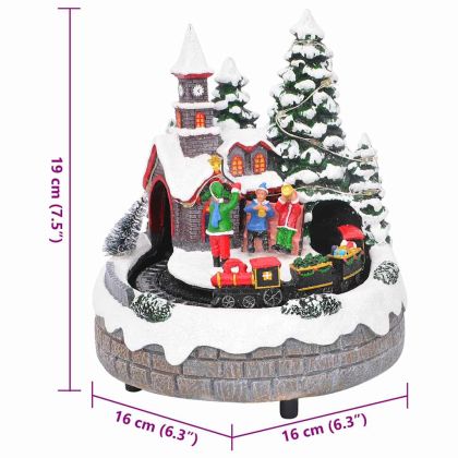 Празнична декорация за маса Многоцветен 16 x 16 x 19 см Смола