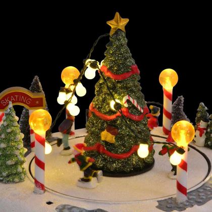 Декорация за коледно село Многоцветен 22 x 21.5 x 17 см