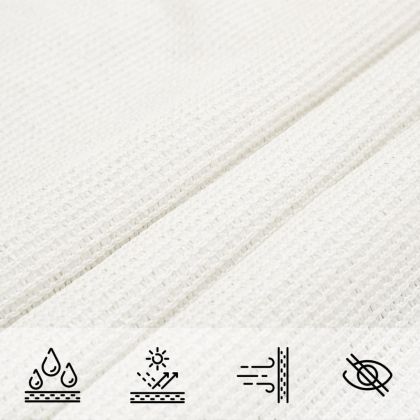 Платно-сенник, 160 г/м², бяло, 6x7 м, HDPE