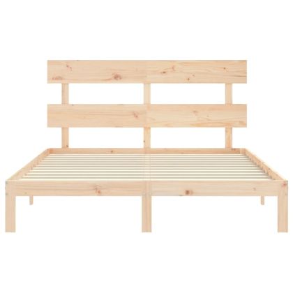 Рамка за легло с табла King Size масивно дърво