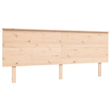 Рамка за легло с табла Super King Size дърво масив