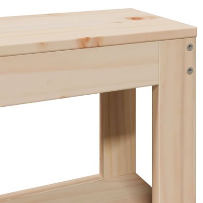 Рамка за легло без матрак, 100x200 см, бор масив