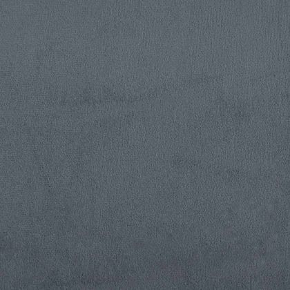 Османска легло с матрак, тъмносиво, 90x190 см, кадифе