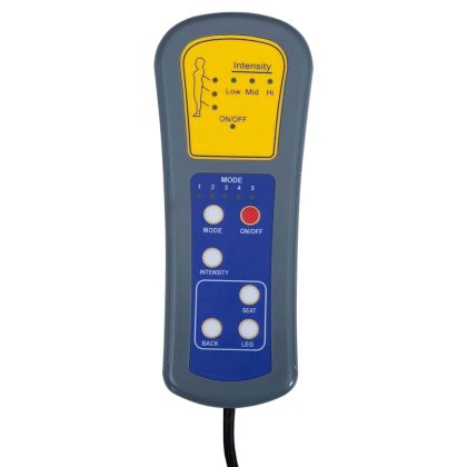 Масажен стол, кремав, текстил