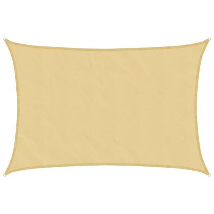 Слънцезащитно платно пясъчно 3,5x2,5 м 100% полиестер Оксфорд