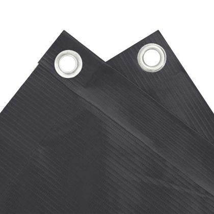 Параван за тераса, антрацит, 800x75 см, PVC