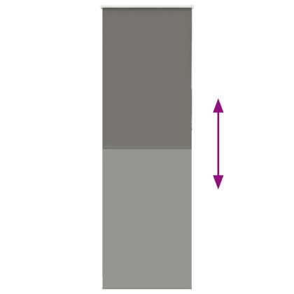 Ролетна щора Blackout Сив 75x230 cm Ширина на плата 70,7 cm