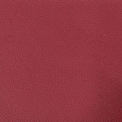Диван с мека мебел, виненочервен, 110 см, изкуствена кожа