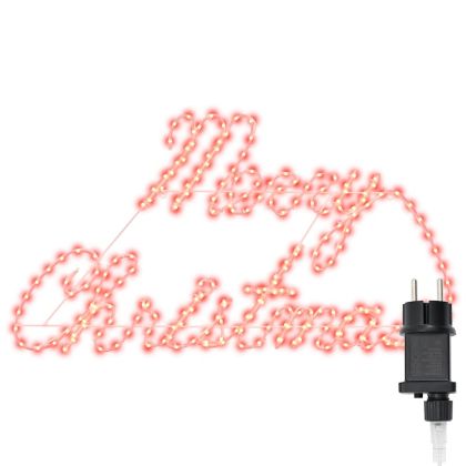 Коледен знак Червено 99 x 55 x 13 см Желязо