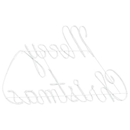 Коледен знак Червено 99 x 55 x 13 см Желязо