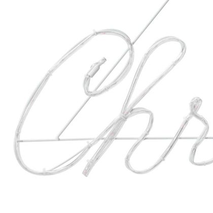 Коледен знак Червено 99 x 55 x 13 см Желязо