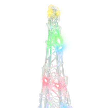 Коледно дърво 3 pcs Многоцветен 20 x 20 x 80 см Акрил