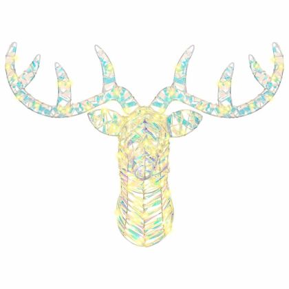 Дядо Коледа, който дърпа шейна Топло бяло PET