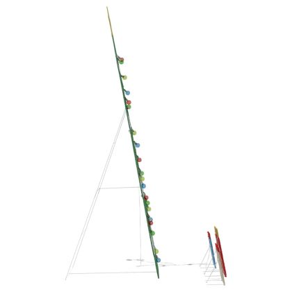 Озеленена коледна елха с 3 подаръчни кутии 2D топло бяла 180 cm