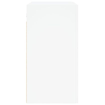 Стенен шкаф, бял, 60x31x60 см, инженерно дърво