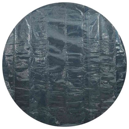 Плаващо соларно покривало за басейн, PE, 549 см, черно и синьо