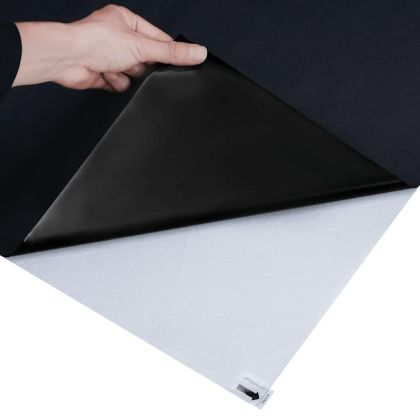 Фолиа за прозорци 5 бр статично прозрачно черен мат PVC