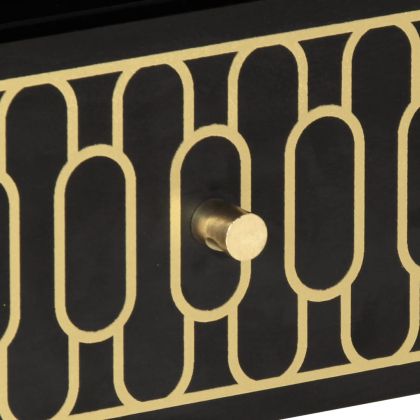 Маса за кафе, 80x54x40 см, мангово дърво масив