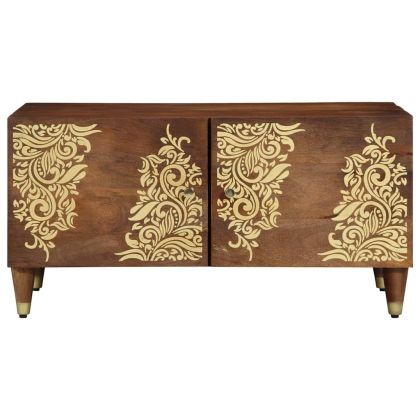 Масичка за кафе Меден кафяв 80 x 50 x 40 cm