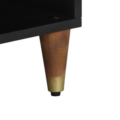 ТВ шкаф Меден кафяв 80 x 33 x 46 см Солидно мангово дърво