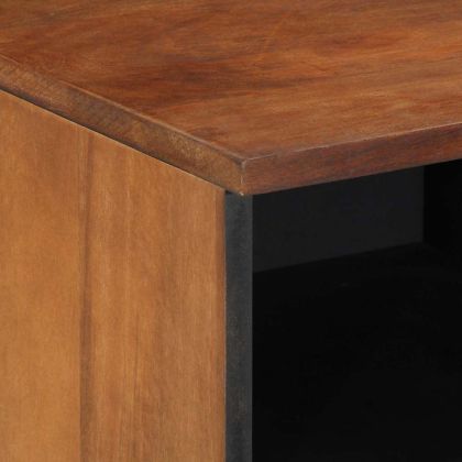 ТВ шкаф Меден кафяв 100 x 33 x 46 см Солидно мангово дърво