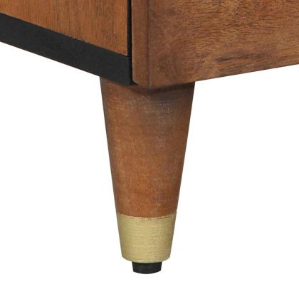 Служебен шкаф Кафяво 40 x 33 x 75 см Солидно мангово дърво