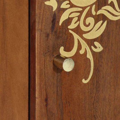 Служебен шкаф Кафяво 40 x 33 x 75 см Солидно мангово дърво