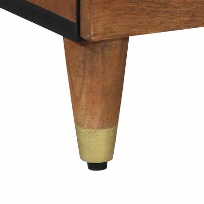 Служебен шкаф Кафяво 80 x 33 x 75 см Солидно мангово дърво