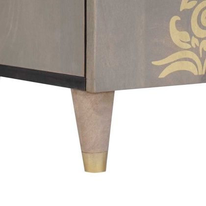 Служебен шкаф Сив и златен 60 x 33 x 75 cm