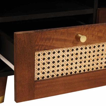 Шкафове и стелажи за съхранение на медии Кафяво