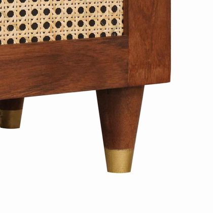 Служебен шкаф Кафяво 60 x 33.5 x 75 см мангово дърво масив