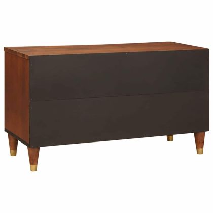 Шкафове и стелажи за съхранение на медии с рафт с врата Кафяво