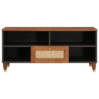 Шкафове и стелажи за съхранение на медии с чекмедже Кафяво