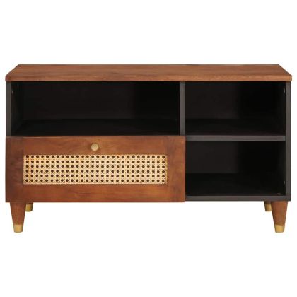 Шкафове и стелажи за съхранение на медии с чекмедже Кафяво