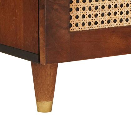 Шкафове и стелажи за съхранение на медии с чекмедже Кафяво