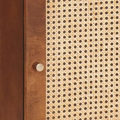 Шкаф за баня с рафт Кафяво 38 x 33,5 x 48 см Инженерно дърво